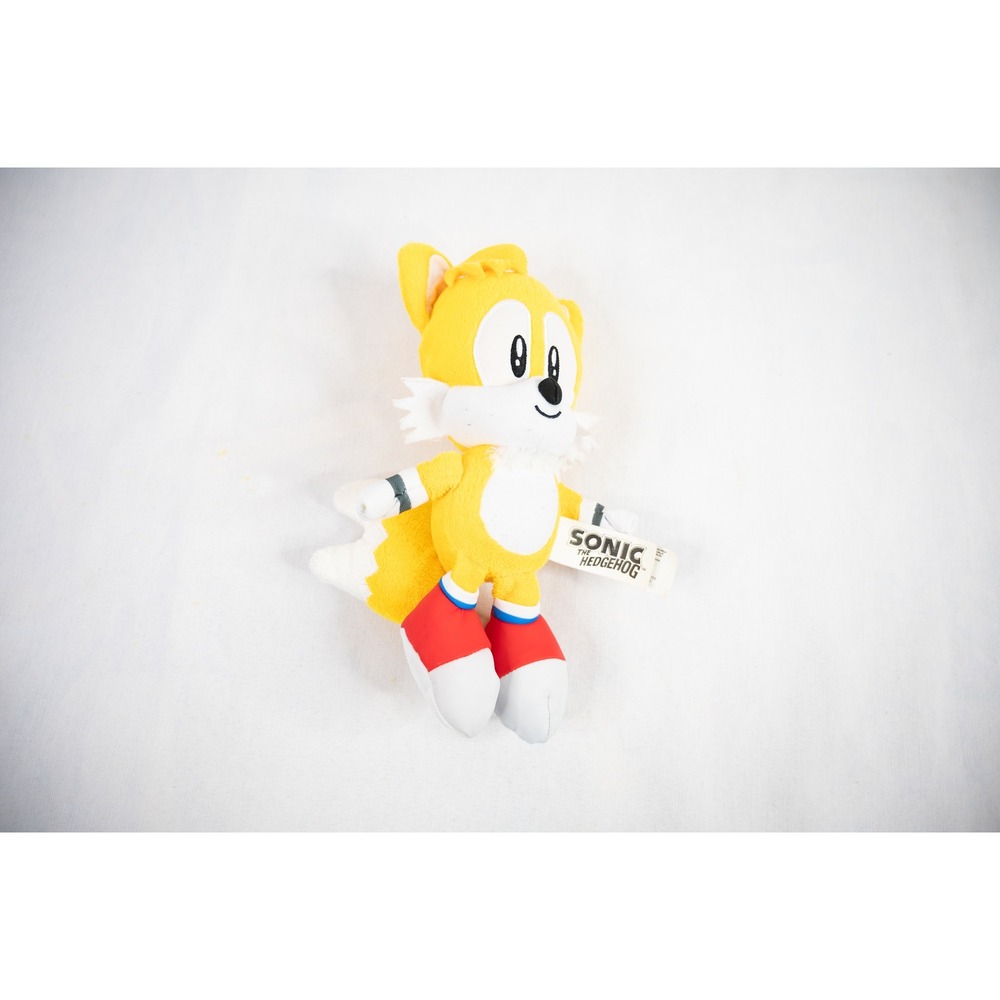 Sonic The Hedgehog Tails Plush Kids 8 Inch Yellow Excellent Stuffed‎ Toy